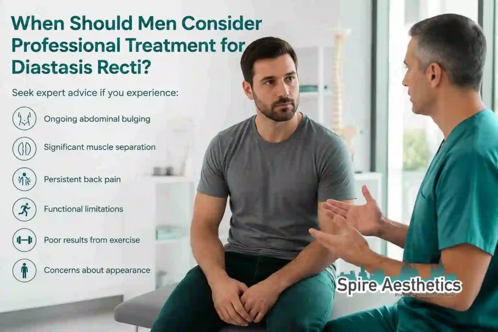 When Should Men Consider Professional Treatment for Diastasis Recti Thatcham?