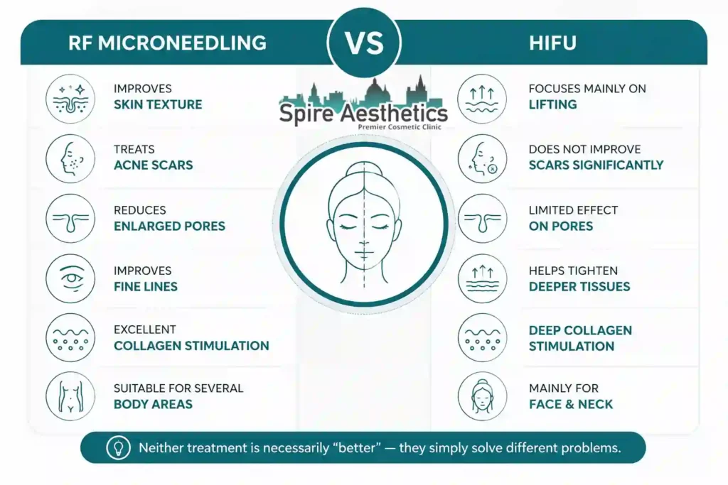 RF Microneedling vs HIFU: Which Treatment Gives Better Results Thatcham?